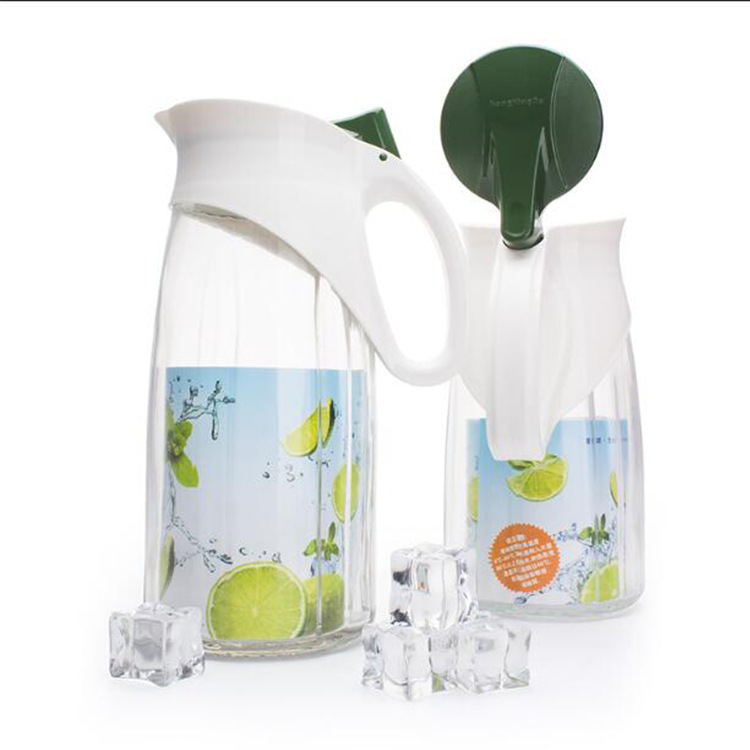 Title 4, Glass Jug Juice Glass Set Large Capacity Tie Po...