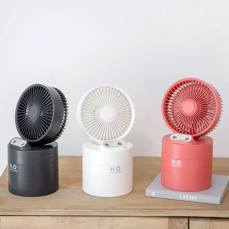 USB Charging Portable Multifunctional Desktop Humidifying Fan