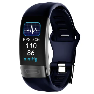 Body Temperature Smart Bracelet ECG Heart Rate Blood Pressure Blood Oxygen Health Test Sleep Exercise Waterproof