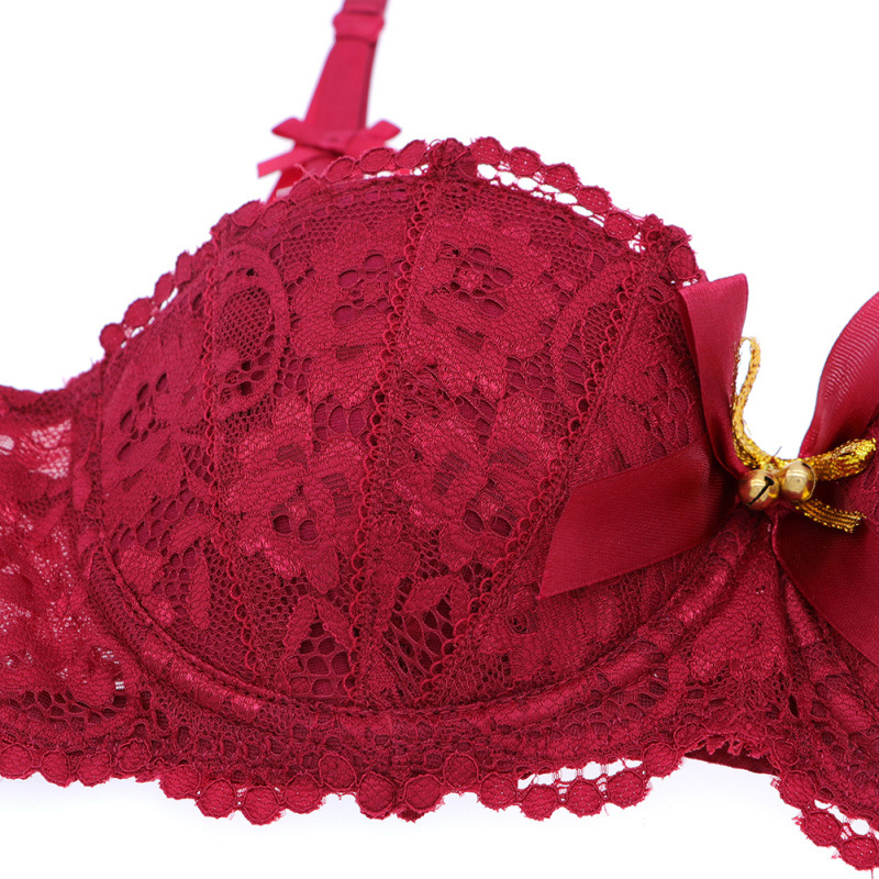 Title 6, Sexy Lace Cup Bra Set Christmas Valentine