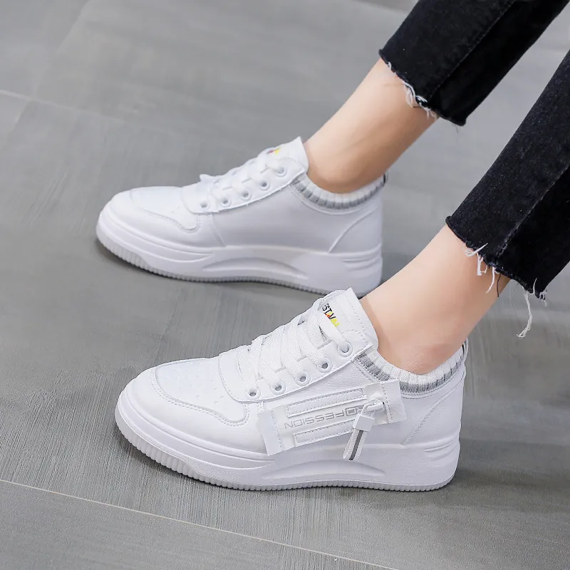 Fashionable Thickness Breathable Casual Sneakers - Grey