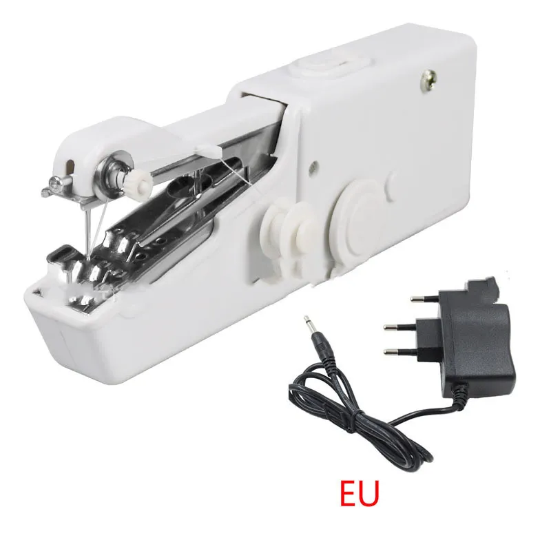 Handheld Portable Electric Sewing Machine Set Mini Household Handy Handheld Electric Sewing Machine – image 3