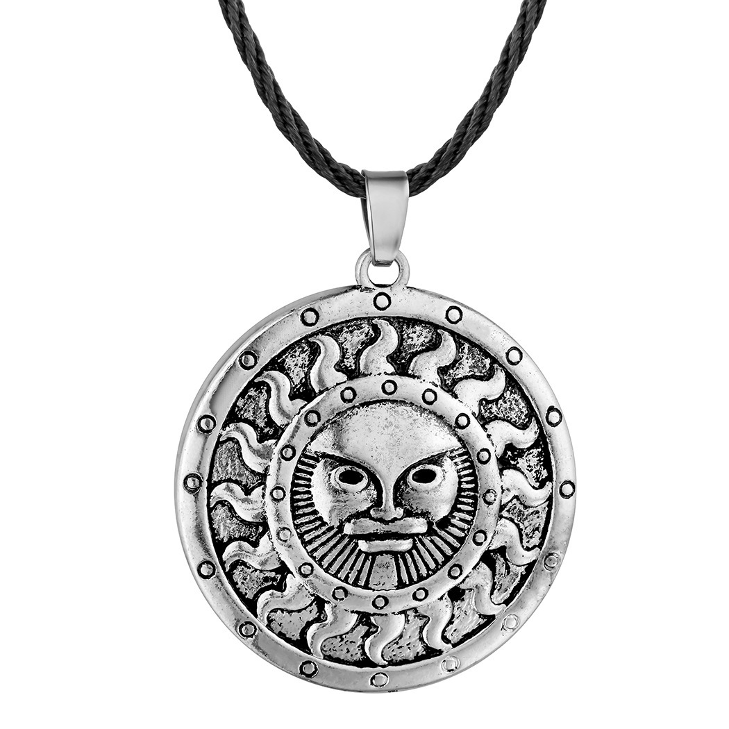 Vintage Gold And Silver Pendant Wild Slavic Necklace