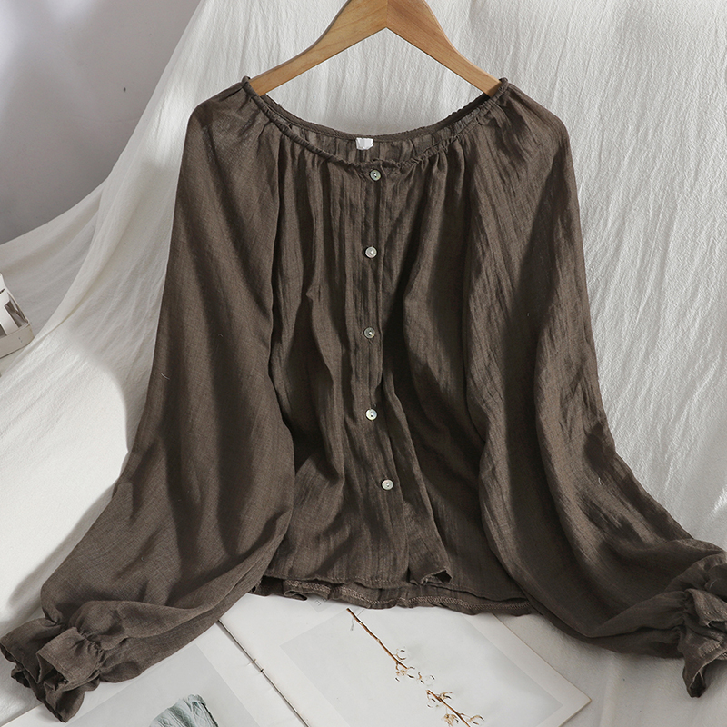 Cardigan Sunscreen Shirt Summer New Solid Color Simple Breasted