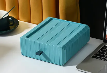 Multifunctional Drawer Type Desktop Storage Box For Storing Artifacts, Multi Layer Debris Storage Box Light Blue - Shop at LoveMi