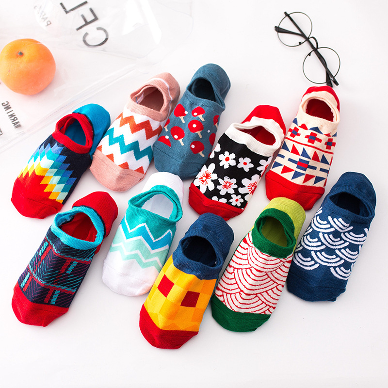 Title 6, Personality Creative Tide Socks Student Boat Socks