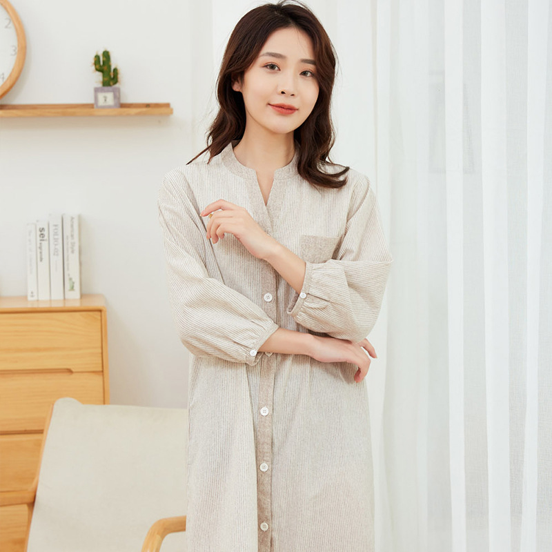 Pajamas Simple Ladies Home Nightdress