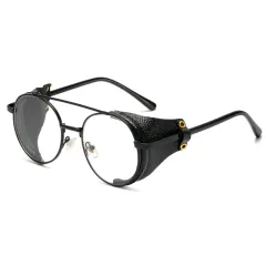 Decorative Trendy Sunglasses And Sunglasses - White Black - View 1