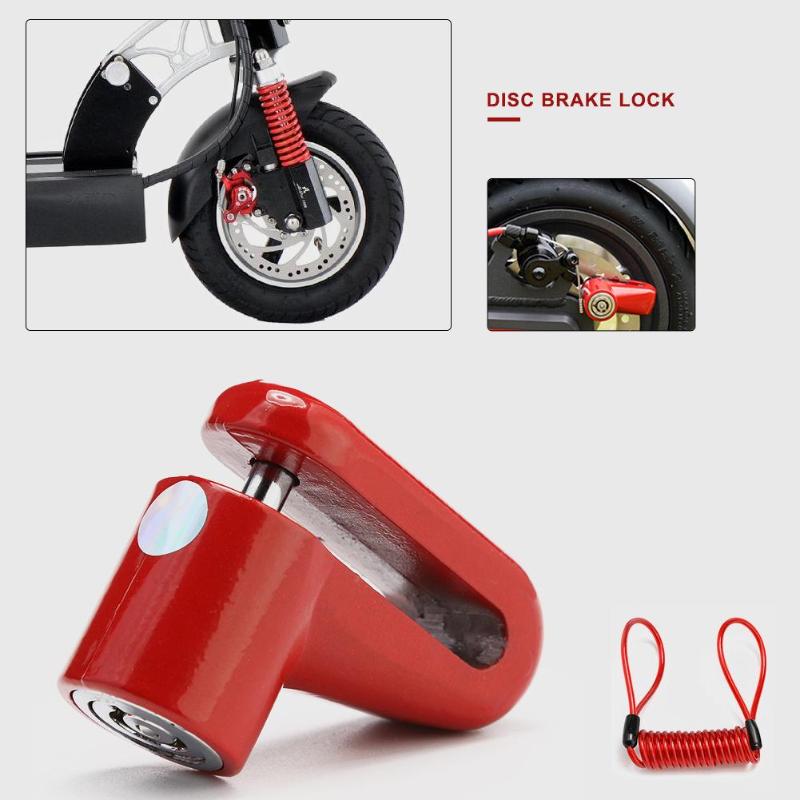 Scooter lock Anti-Theft Disc Brakes Lock with Steel Wire for Xiaomi M365 Electric Scooter Skateboard Wheels Lock Disc Brake — foto 5