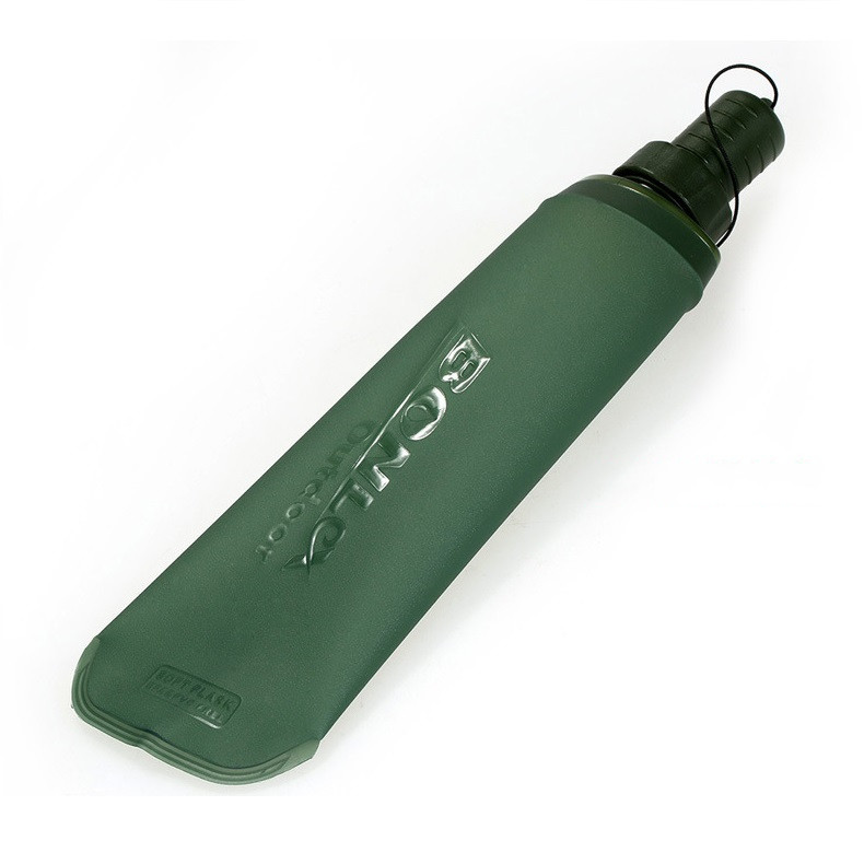 Outdoor Sports Fitness Soft Water Bottle Food Grade Soft Water Cup Mountaineering Running Foldable Drinking Water Bag 250 500ml