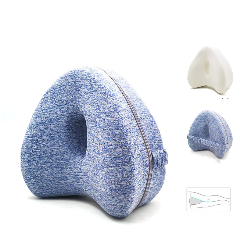 ​Orthopedic Memory Foam Knee Pillow Side Sleeper Sciatica Back Pain Leg Cushion