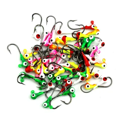 1g Lead Hook Bait 50 Hooks Bag Outdoor Fishing