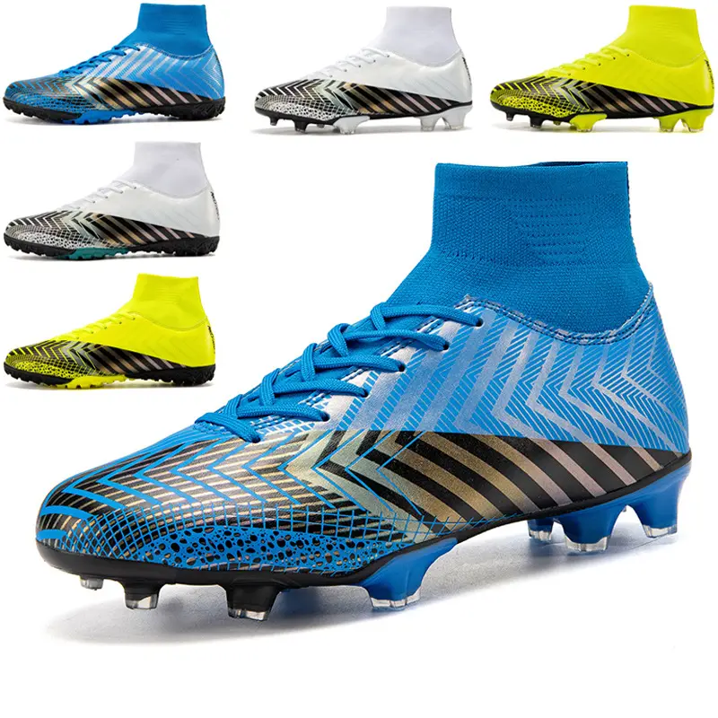 Ootball Shoes High-top Male Youth Middle School