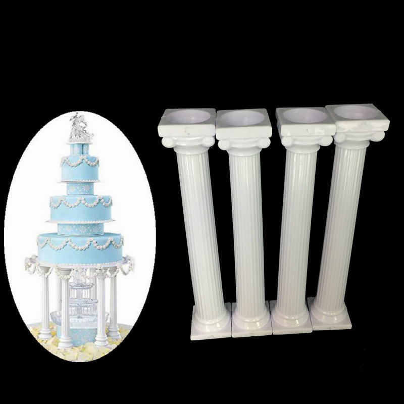 Title 1, 4pcs Pillars Wedding Cake Stands Cake Decoratin...