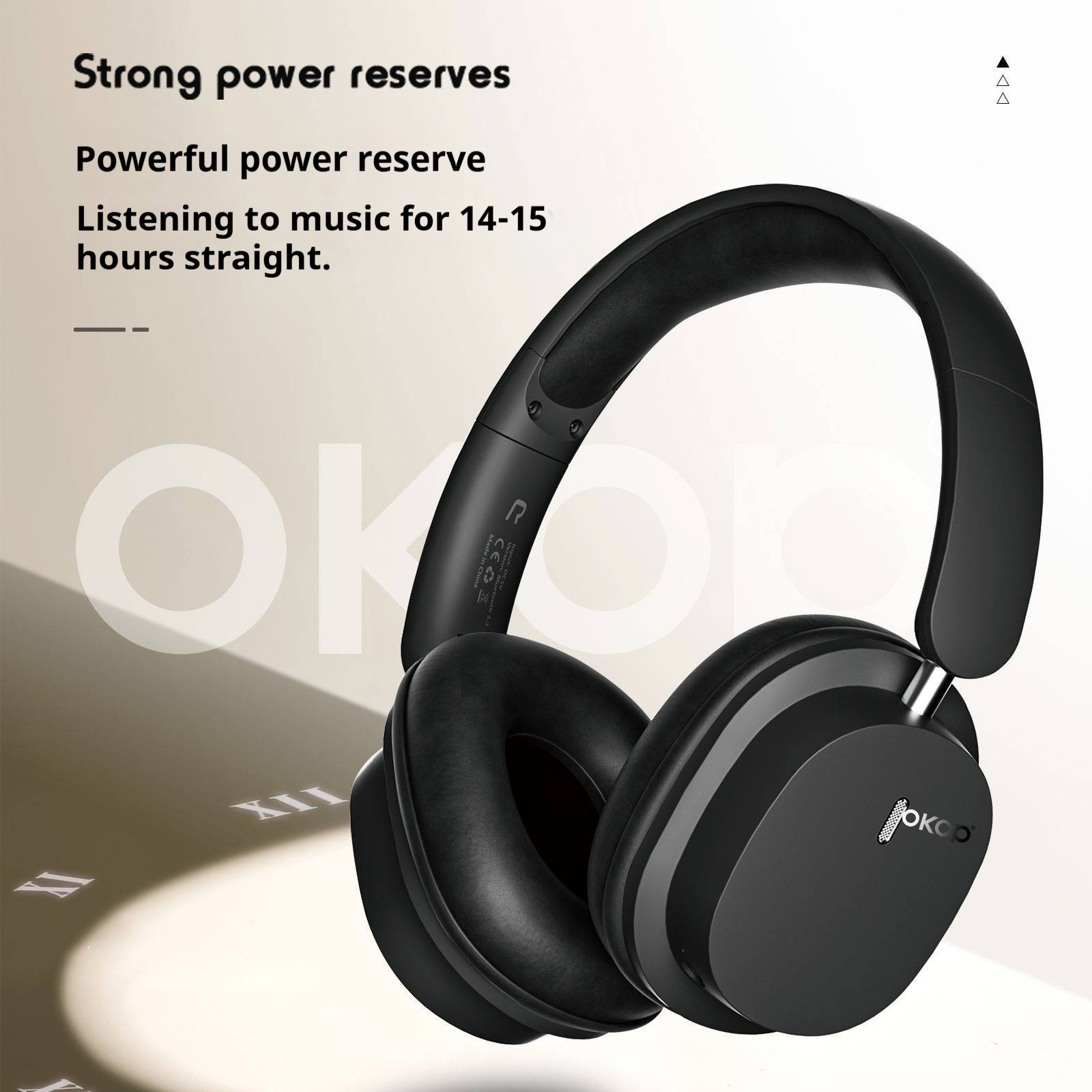 KP-H105 Best-Selling Over-Ear Bluetooth Headphones Sports-Ready Noise-Canceling Low-Latency Gaming Long Battery Life 7
