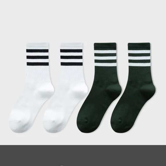 Cotton Stockings For Women In Autumn And Winter White2Dark Green2 - Shop at LoveMi