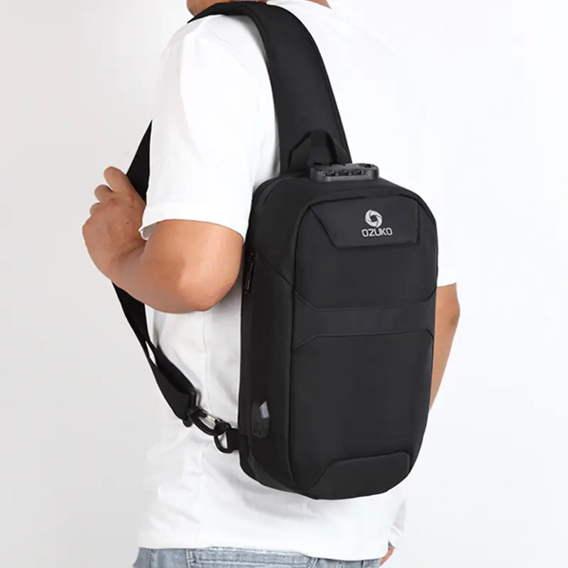 Men's Anti-theft Chest Sports Waterproof Oxford Cloth Shoulder Messenger