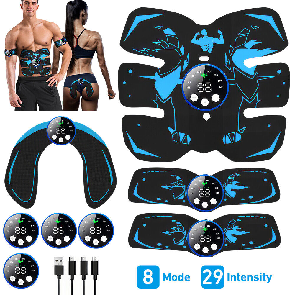 EMS Abdominal Muscle Toning Trainer ABS Stimulator AB Hip