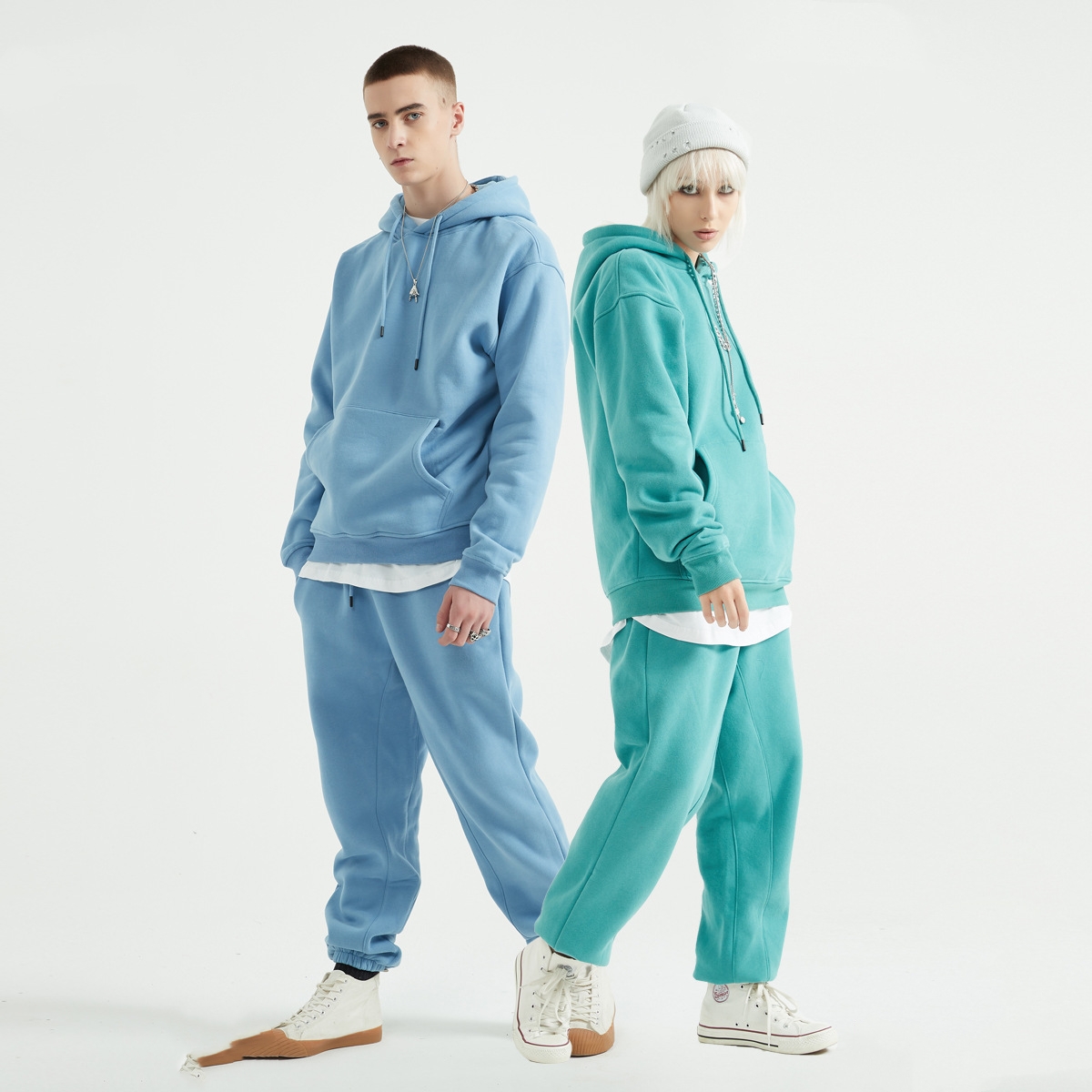 European And American Brand Hoodie Suit