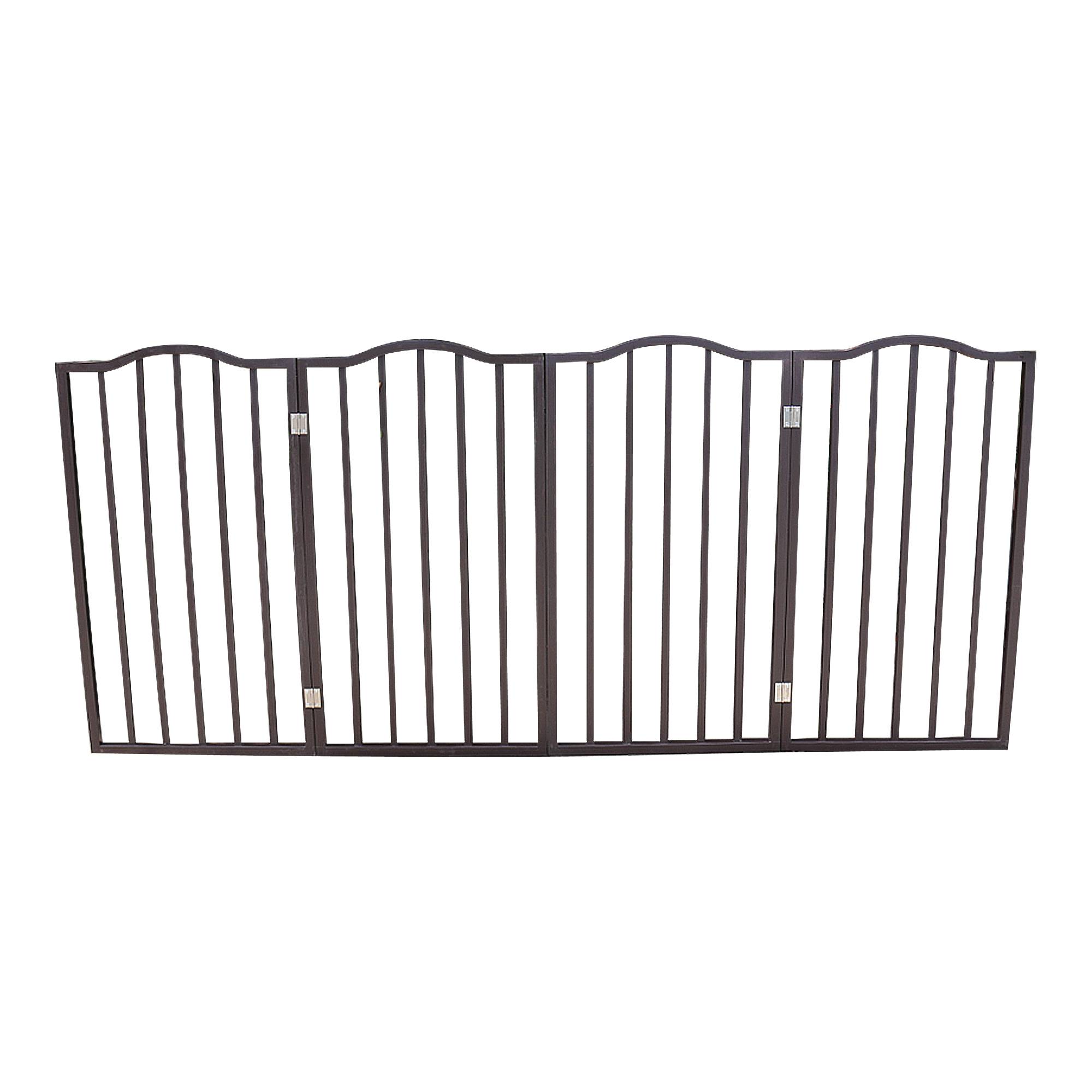 Pet Gate,Dog Gate For Doorways,Stairs Or House,standing, Folding,Arc Wooden — foto 9