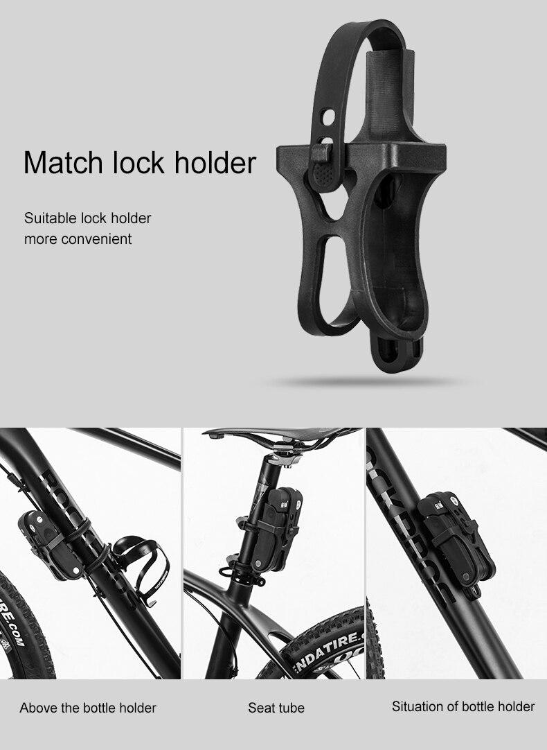 Title 5, INBIKE Mountain Bike Lock Anti-theft Security C...