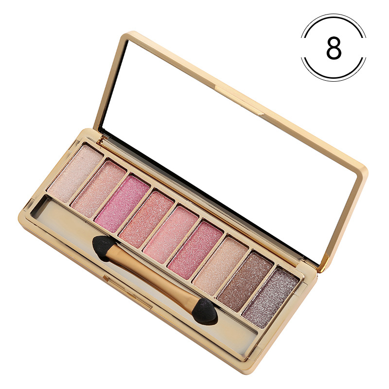 Title 8, Paleta de sombras de ojos de moda 9 colores mat...