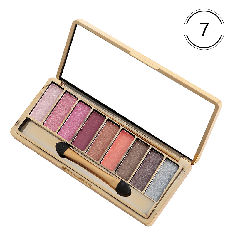 Title 7, Fashion eyeshadow palette 9 colors matte glitte...