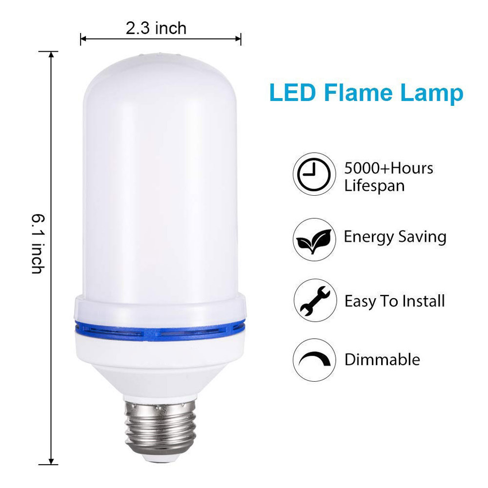 Title 4, Lâmpada LED chama para Natal Crie atmosfera fes...