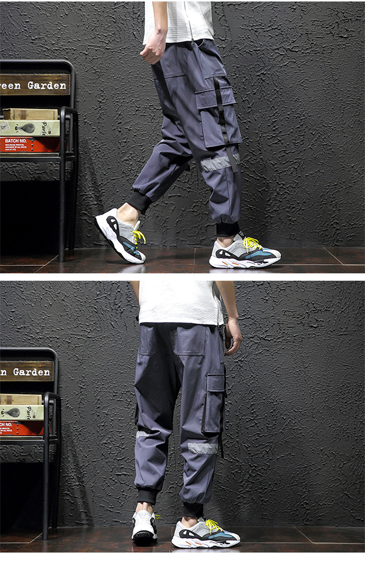 Title 7, Mens New Trendy Nine-point Beamed Harem Pants ...