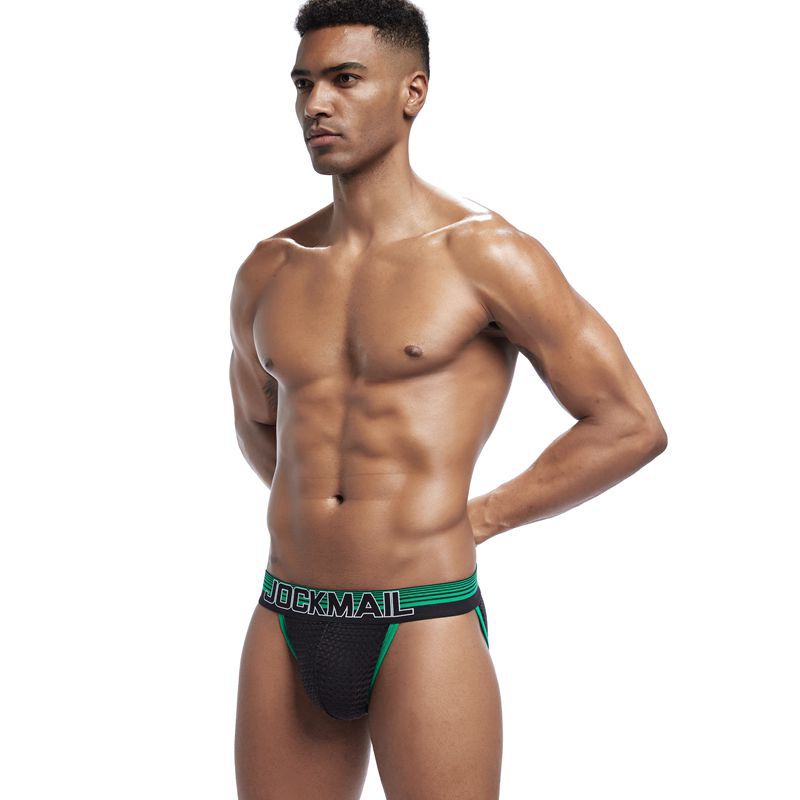 Title 3, Cueca Jockstrap Color Trim em Múltiplas Cores C...