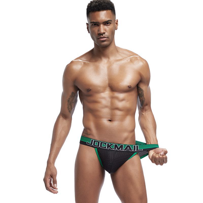 Title 4, Cueca Jockstrap Color Trim em Múltiplas Cores C...