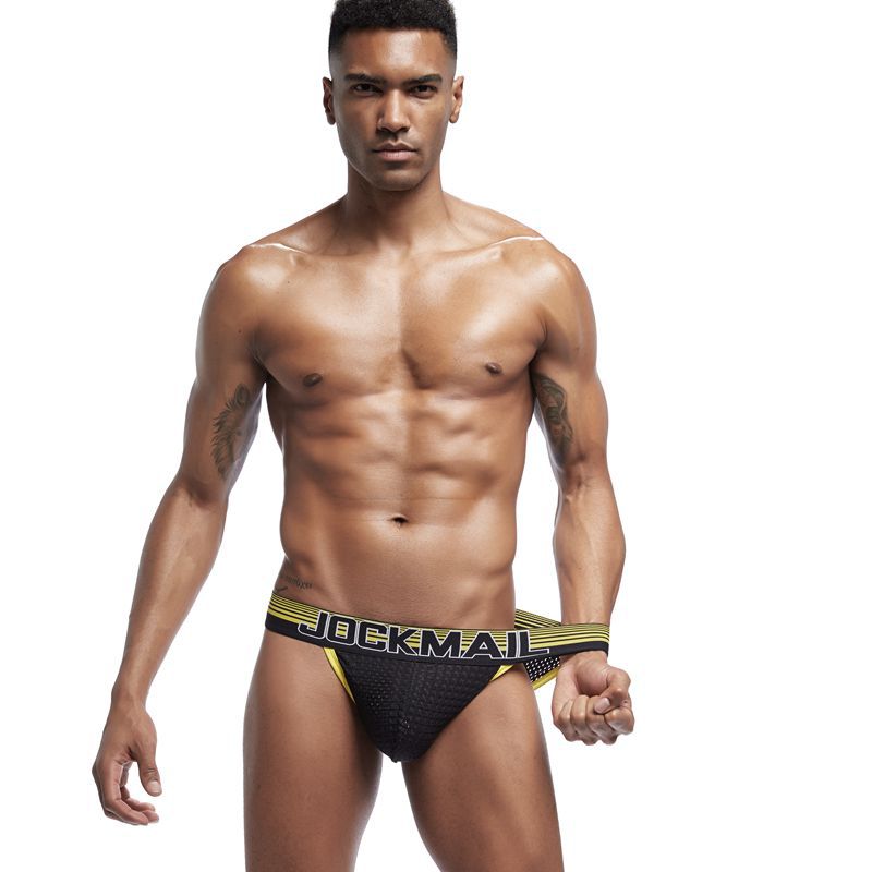 Title 14, Cueca Jockstrap Color Trim em Múltiplas Cores C...