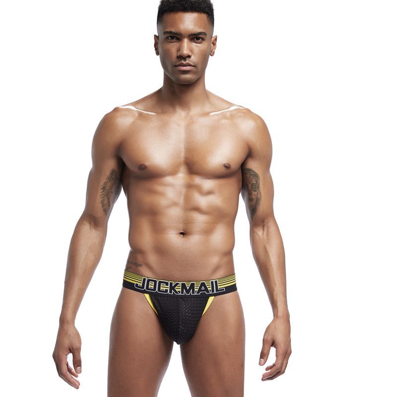 Title 15, Cueca Jockstrap Color Trim em Múltiplas Cores C...