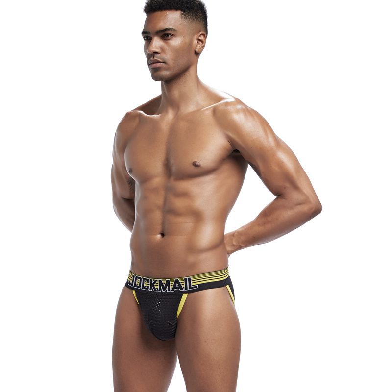 Title 16, Cueca Jockstrap Color Trim em Múltiplas Cores C...