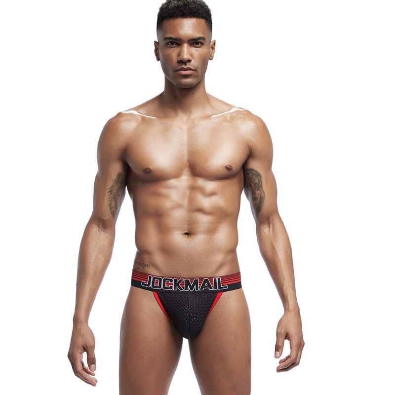 Title 21, Cueca Jockstrap Color Trim em Múltiplas Cores C...