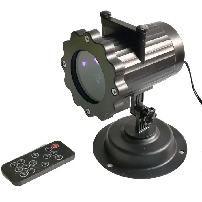 Outdoor LED Christmas Projector Light, Holiday Projector with 4 or 12 Slides and Remote (US Plug) - detail photo 6