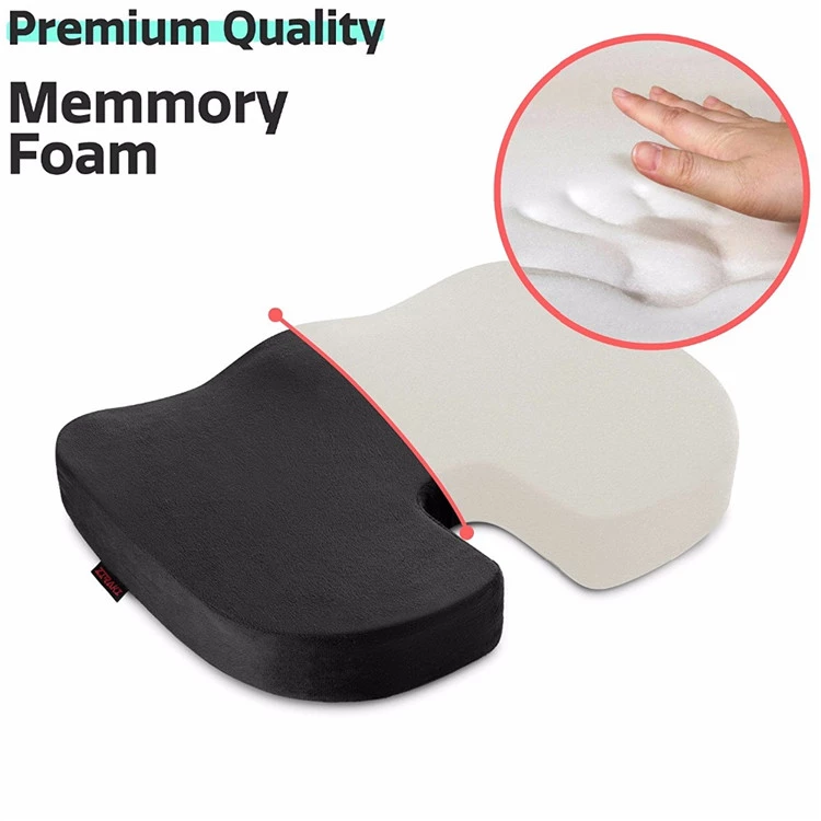 Hot Sell Chinese Shock Absorbing Coccyx Orthopedic Memory Foam  Car Seat Cushion