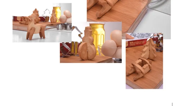 Christmas Cookie Cutter Set, Stainless Steel Gingerbread House and Holiday Shapes for Baking (8, 10 or 18 Pieces) - detail photo 6