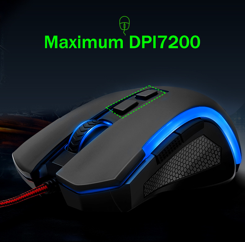 Title 3, Redragon M607 Wired Gaming Mouse delivers preci...