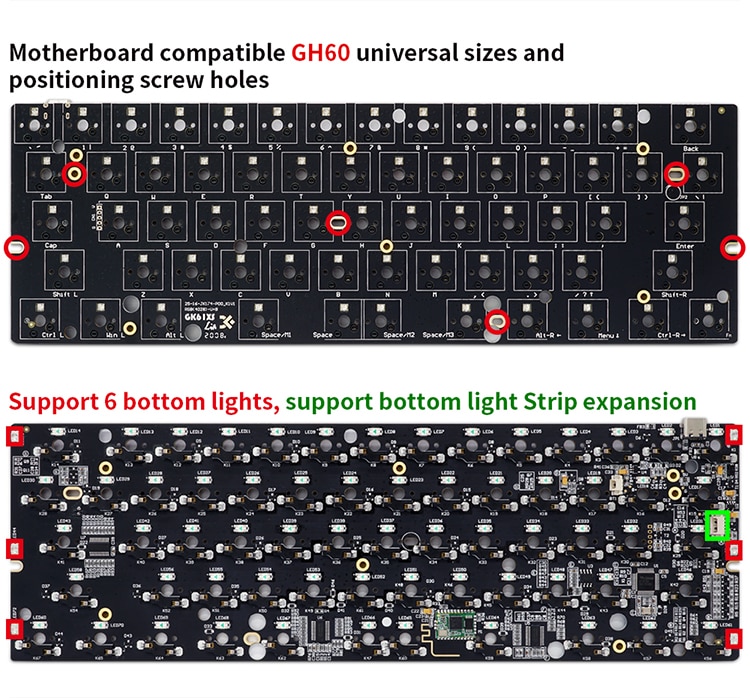 Title 3, Kit de teclado mecânico de modo dual para digit...