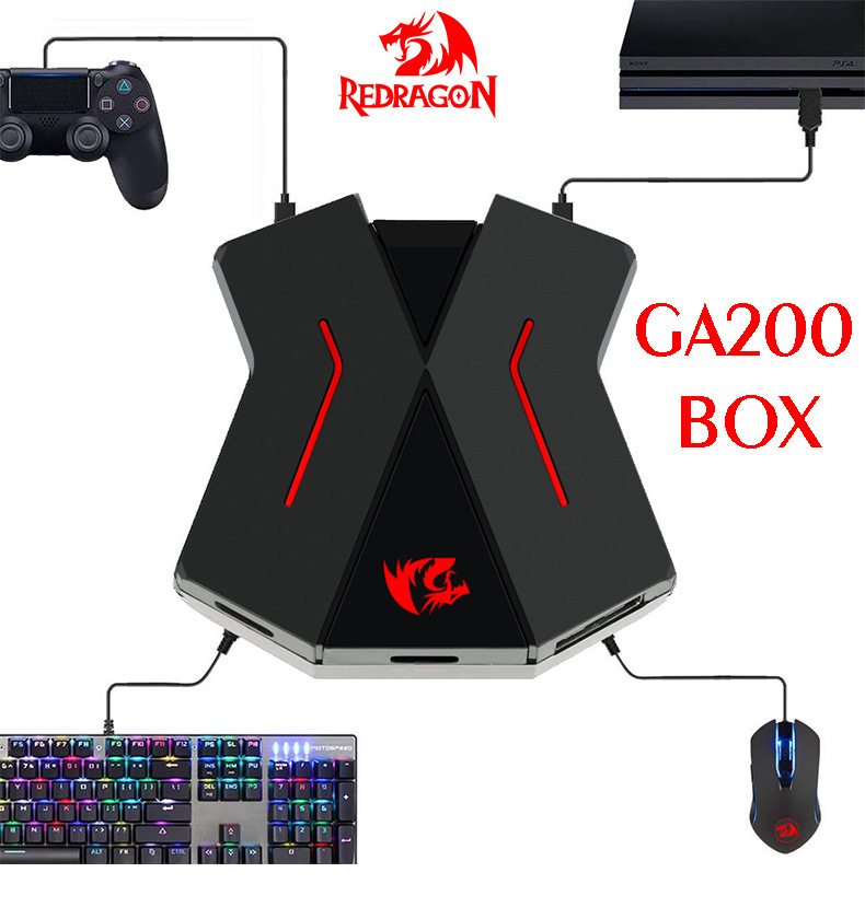 Title 1, Redragon ERIS GA200 PS4 Keyboard and Mouse Adap...