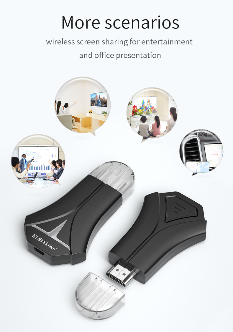 Title 9, Mirascreen HDMI Dongle voor HD WiFi Projector P...