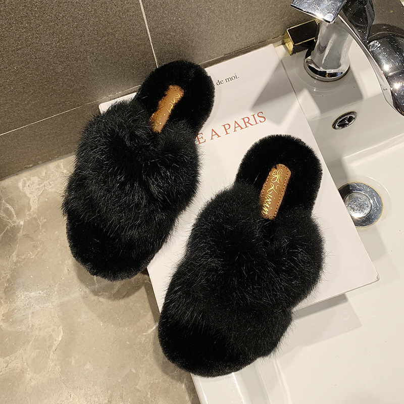 Title 13, Cross fur slippers