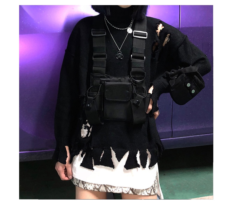 Title 4, Hip-hop pocket chest bag – stylish and function...