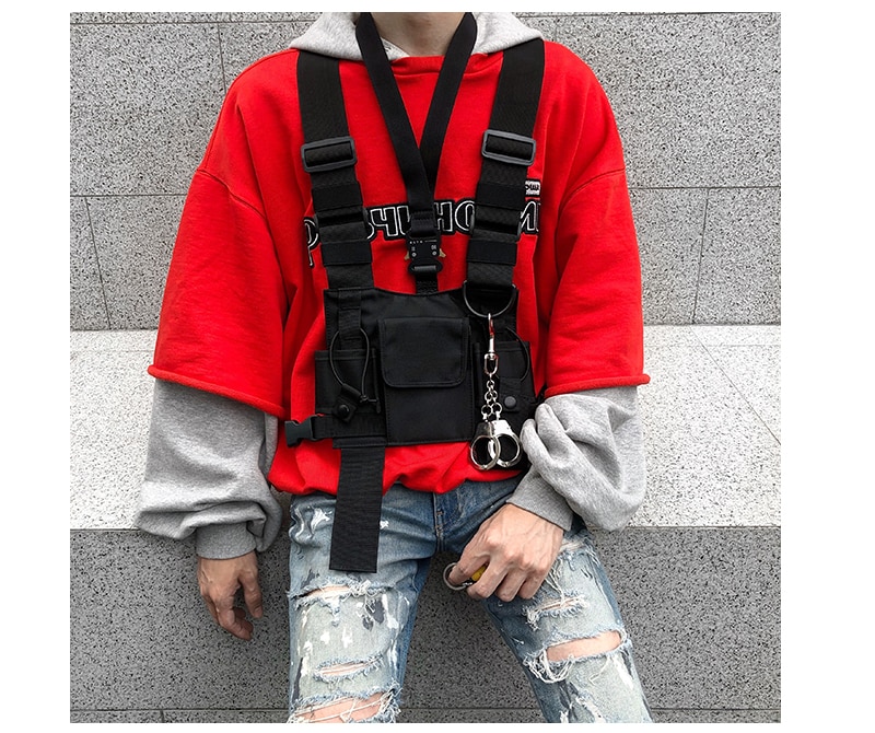 Title 9, Hip-hop pocket chest bag – stylish and function...