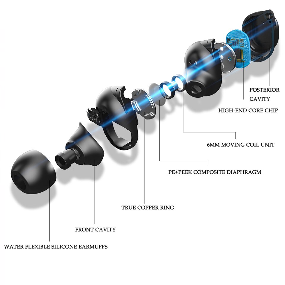 Title 9, Fone de ouvido Bluetooth Touch Experimente cham...