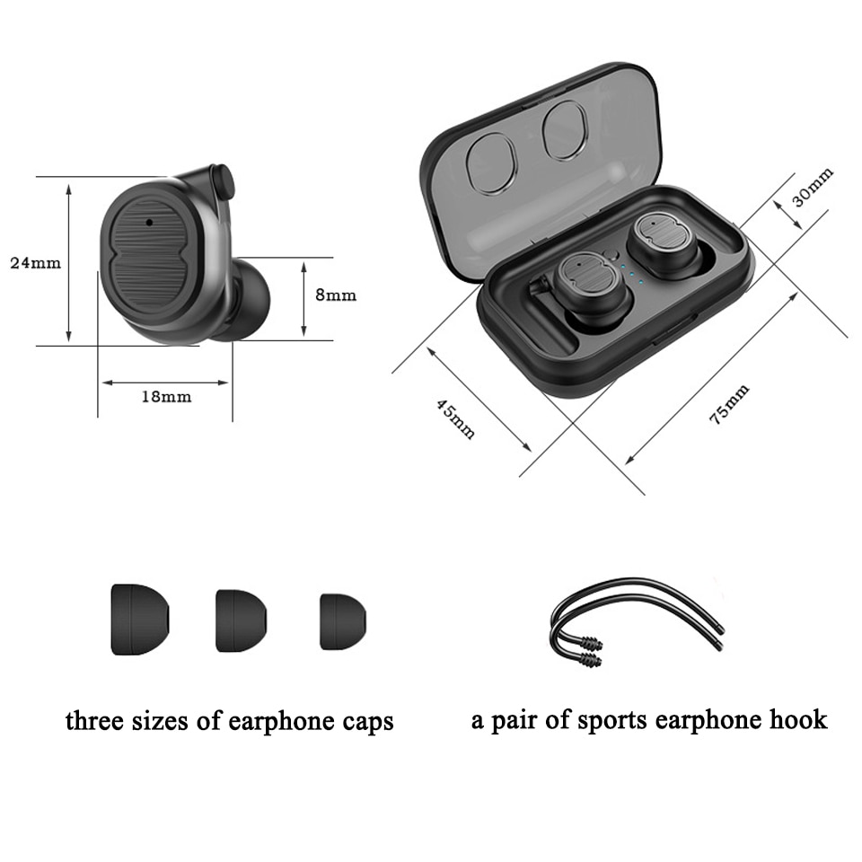 Title 14, Fone de ouvido Bluetooth Touch Experimente cham...