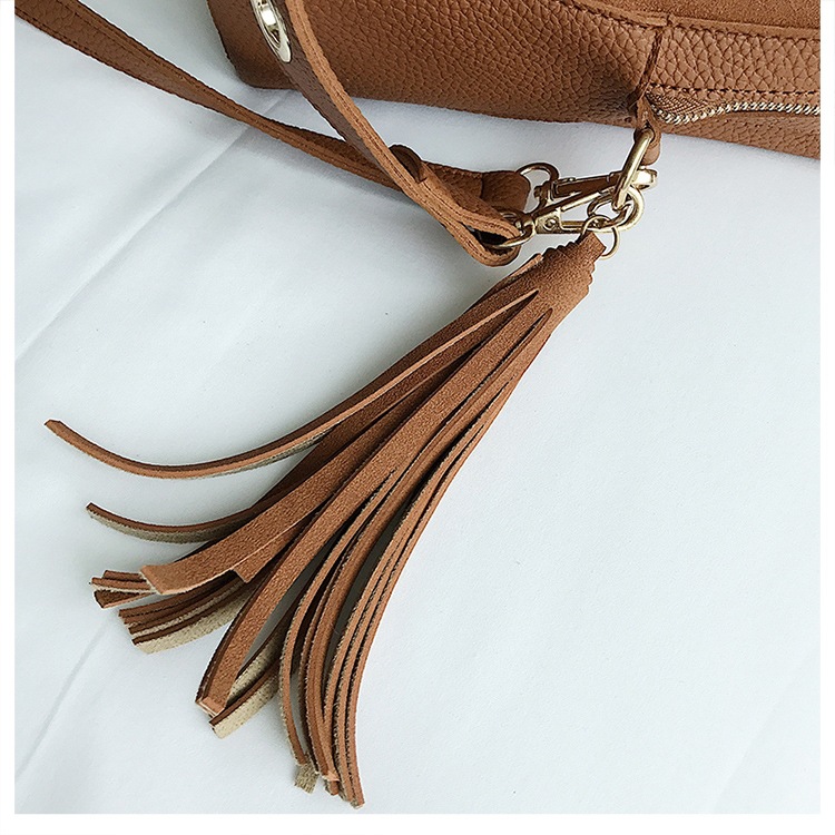 Title 13, Frosted Tassel Single Shoulder Messenger Bag Re...