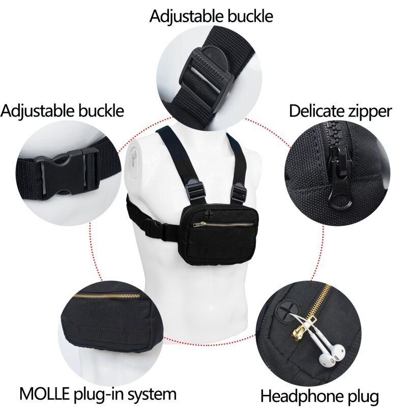 Title 10, Functional chest bag for everyday carry. Provid...