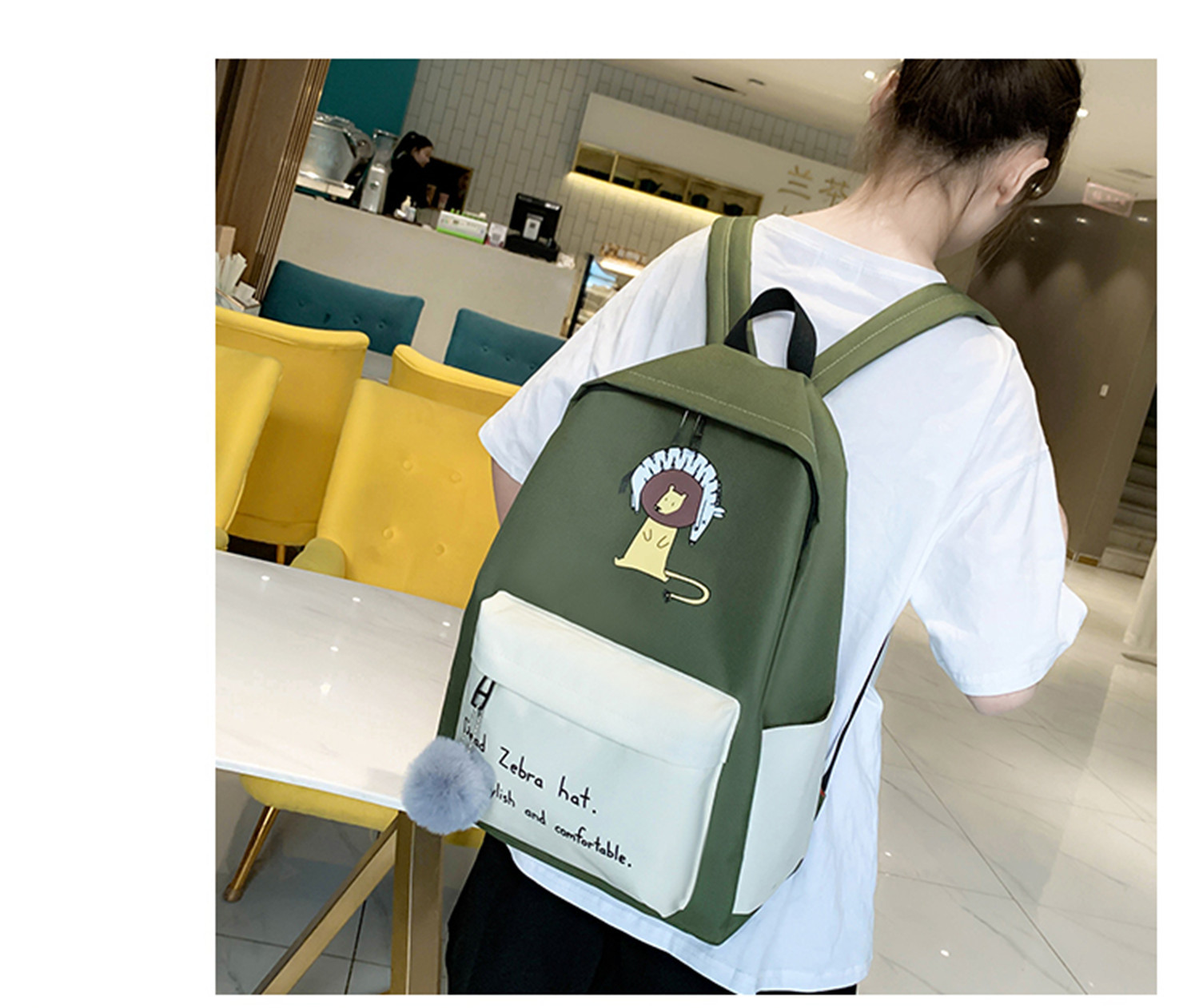 Title 6, Big Clip Backpack for College Students, Casual ...